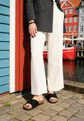 Aranda Buckled Slide-On Sandals