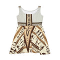 Egyptian Hieroglyph Dress - Vintage Ancient Egypt Print