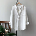 Shirt Women Spring Profile Long Sleeve Fashionable Retro Shirt