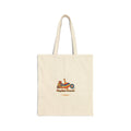 Playtime Forever tote, Throwback Kid retro toy graphic, primary colors