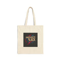 Unapologetic Black Canvas Tote Bag