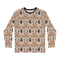 Vintage Tattoo Pattern Long Sleeve Shirt — All-Over Print Men’s Top