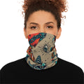 Tattoo Flash Neck Gaiter — Retro Anchor, Dagger & Eye Winter Face Mask