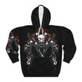 Skull & Serpent Graphic Hoodie — Dark Gothic Pullover