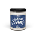 Seasons Greetings Soy Candle — 9oz Scented Holiday Jar