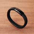 Classic Men's Faux Leather Bracelet