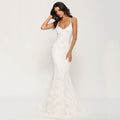Wedding Women -selling Dress Sexy V-neck Brace Big Trailing Dress