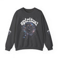 of Spiritual Graphic inspired Crewneck Sweatshirt – Dreamy Spiderweb Art