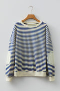 Emily Patched Drop Shoulder Sweatshirt