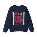 Break the Mold Crewneck Sweatshirt — Feminist Retro Graphic Pullover