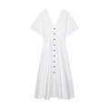 Spring Women Clothing Niche All Matching Slim Fit Slimming Casual Dress
