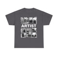 Artist Photo Collage Tee — "ARTIST" Graphic T-Shirt