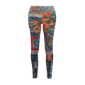 Dragon Patchwork Leggings — Women's All-Over Print Casual Yoga Pants
