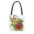 Tote Bag — Vintage Heart & Dagger Tattoo Art Tote