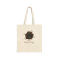 Moody Rose Midnight Bloom Tote | Dark Floral Canvas Tote