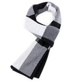 Men's Plaid Knitted Scarf