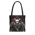 Skull & Serpent Gothic Tote Bag — Dark Vampire Style AOP Tote