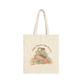 festive burnout tote | introvert holiday canvas tote