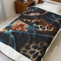 Cozy Velveteen Plush Blanket - Soft Decorative Throw for Home, Perfect for Cozy Nights, Gifts, Home Decor, Relaxation