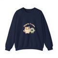 Slightly Trouble cute feral creature Sweatshirt | Cute Menace doodle, sleepy kitty illustration