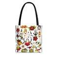 Vintage Tattoo Print Tote Bag – Sailor Flash All-Over-Print Beach & Everyday Tote