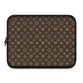 Brown Monogram Laptop Sleeve — Luxury Pattern Protective Case