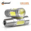NLpearl 2x Signal Lamp 1156 LED BA15S P21W BAU15S PY21W Auto Turn Signal Light 12V COB 1157 BAY15D P21/5W LED Brake Stop Lamps