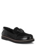 Elaris Tweed & Faux Leather Loafers