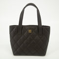 Chanel Quilted Lamb Skin Wild Stitch Tote Bag 8th Series #2526
