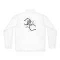 Quarter-Zip Pullover — Minimalist Fist Bump Graphic Pullover