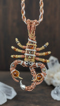 ￼Scorpio Wire Wrapped Zodiac Pendant