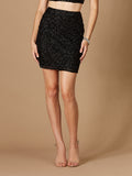 Beaded Short Skirt