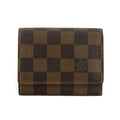 Louis Vuitton Damier Ebene Card Case Wallet #2990