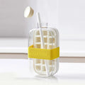 Ice Tray Ice Cube Mold Press Ice Maker With Lid 2-in-1 Ice Cube Bottle Food Grade Ice Making Straw Dual-use Ice Kettle