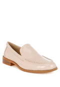 Corleone Pleather Stacked Heel Loafers