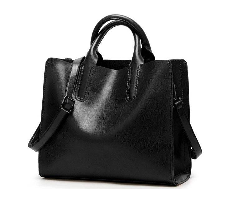 Vintage PU Bags Women Messenger Bags High Quality Oil Wax Female Leather Handbags Ladies Shoulder Bag