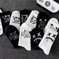 Men's Black And White Socks