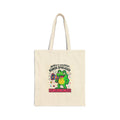 Tote Bag — "World's Greatest Rumor Spreader" Frog Graphic Cotton Tote