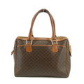 Celine Brown Macadam PVC x Leather Handbag #3540