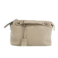 Fendi By The Way Grey Leather 2Way Shoulder Bag #3545