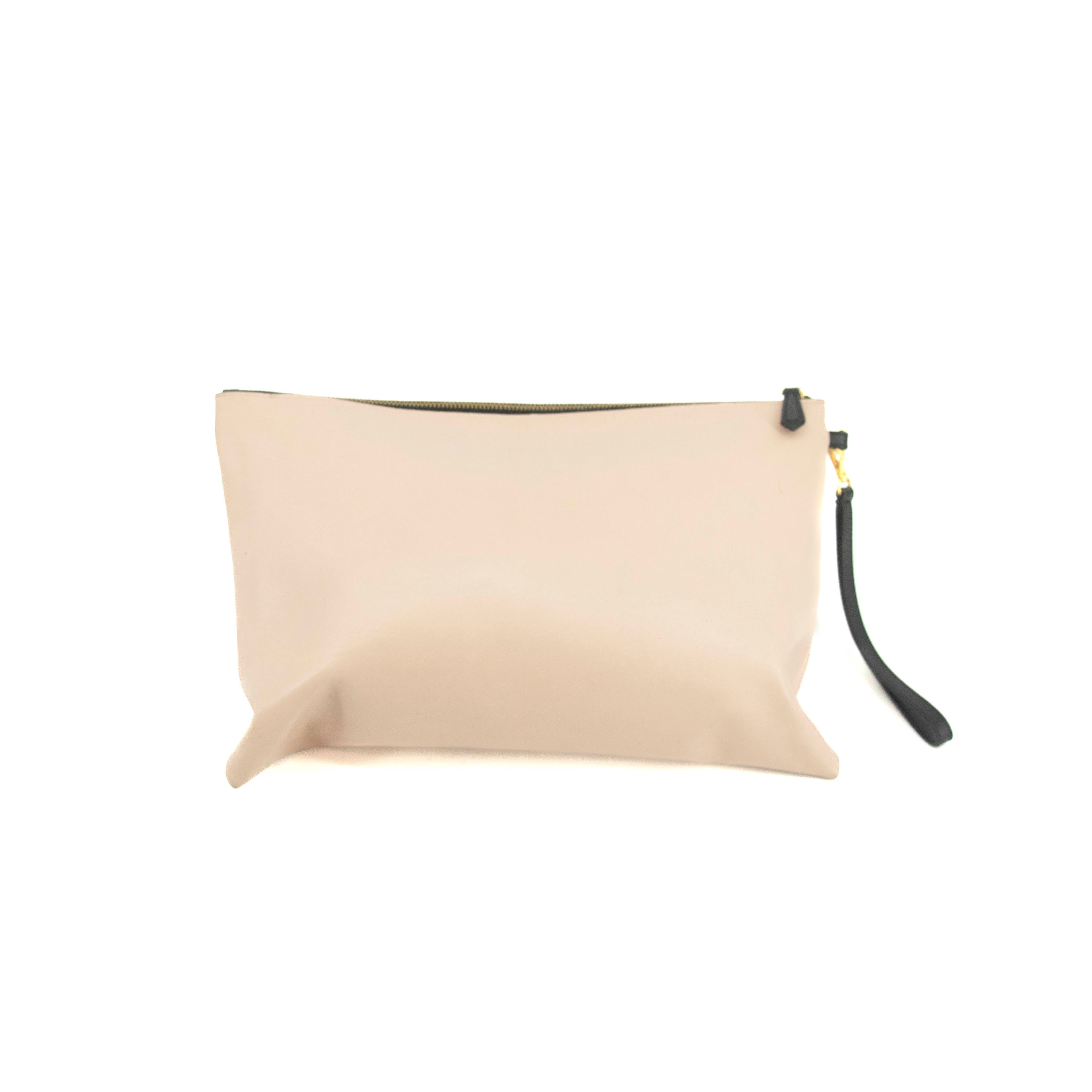 Fendi Flat Slim Large Roma Pink Leather Clutch Bag #3580