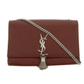 Saint Laurent YSL Kate Red Chain Shoulder Bag #3658