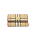 Burberry Nova Check PVC Compact Trifold Wallet #3706