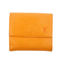 Louis Vuitton Orange Epi Leather Elise Wallet #3825