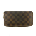 Louis Vuttion Damier Ebene Zippy Long Wallet #3827