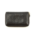 Gucci Guccissima Zip Around Card Case Brown #3949