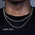 Men's Luxury Elegant Gold Color Chain Necklace
