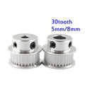 1Pcs GT2 Pulley 30 36 40 60 Tooth 60T 5mm Bore GT2 Timing Pulley for Reprap 3D Printer Parts gt2 pulley 60 teeth