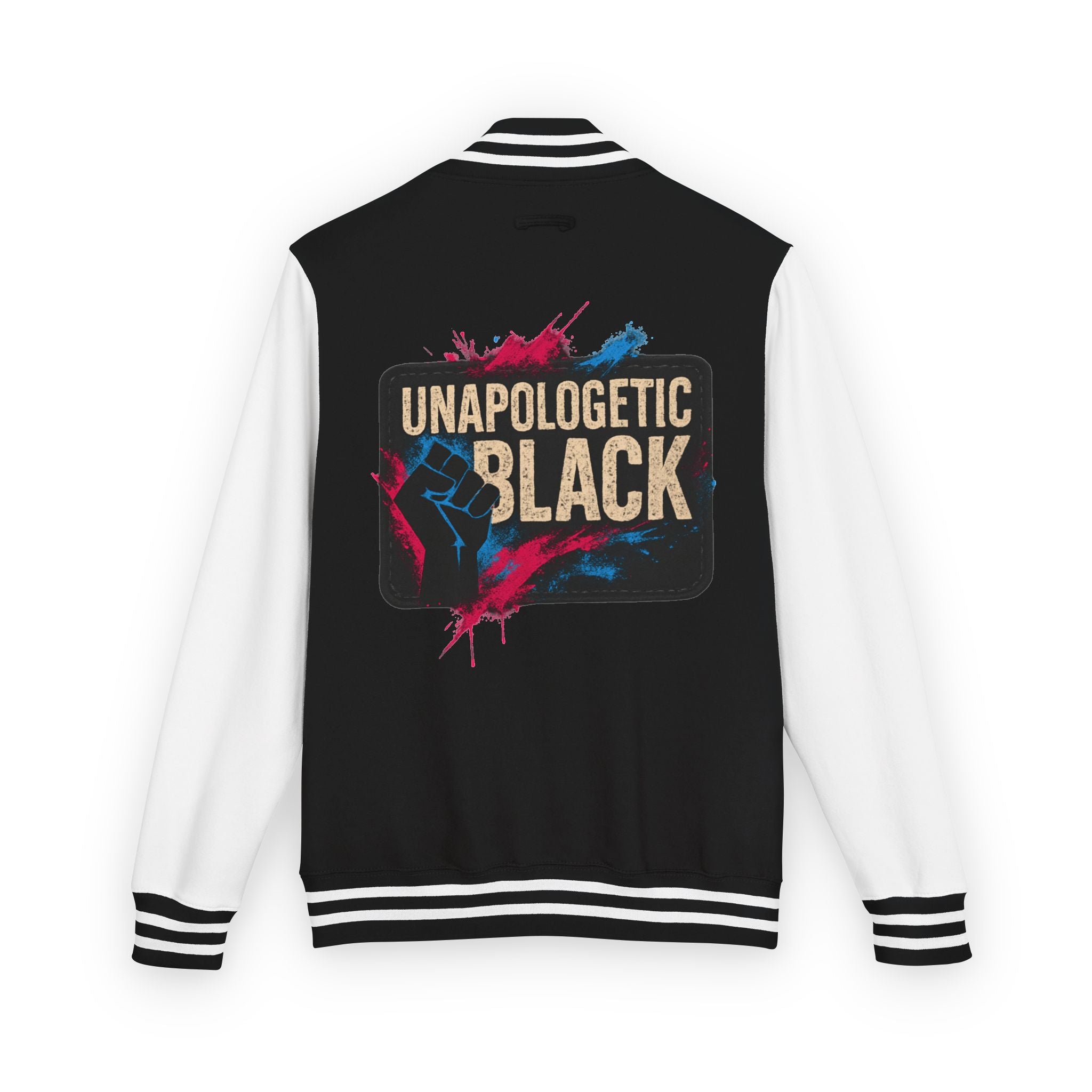 Letterman Jacket — "Unapologetic Black" Varsity Jacket