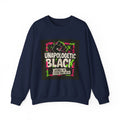 Unapologetic Black Sweatshirt — "Rebel In Your Own Skin" Crewneck
